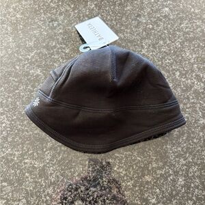 NWT Athleta soft shell beanie with ponytail hole